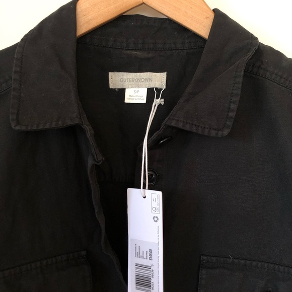 Outerknown S.E.A. Suit Shortall in Pitch Black. Size Small. - Picture 7 of 8